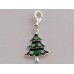 Christmas Tree Clip on Charm in Red Gift Bag